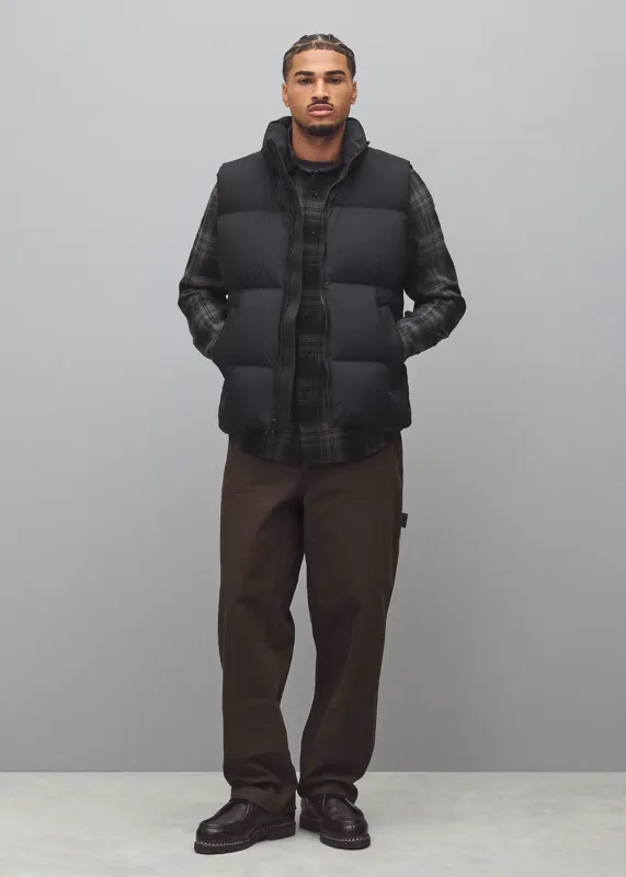 Matte Ripstop Franchise Down Vest made by Reigning Champ