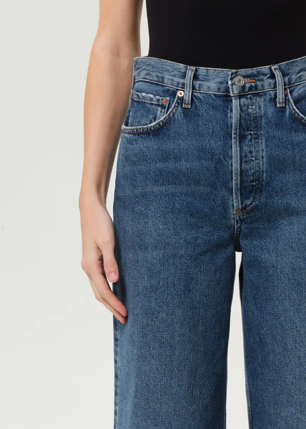Dame High Rise Wide Leg Jean sold by Denali product image thumbnail 3