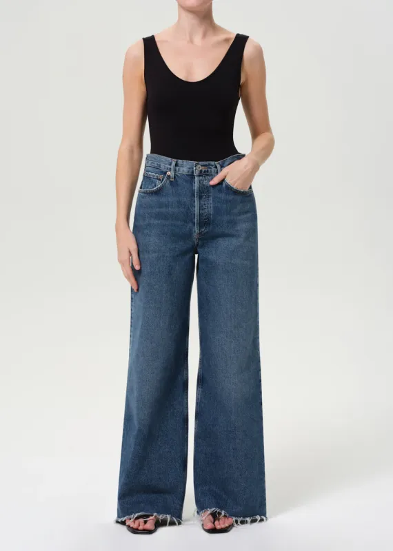 Dame High Rise Wide Leg Jean sold by Denali