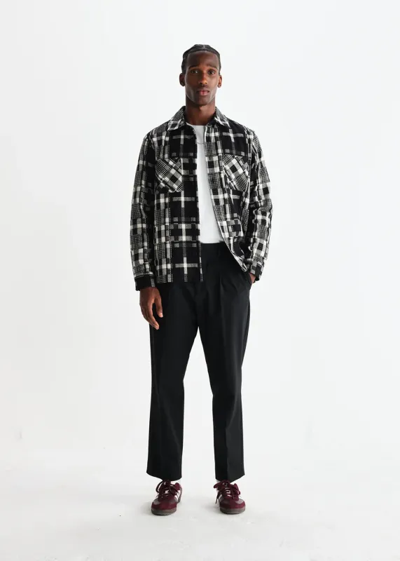 Aubyn Wool Blend Twill Trouser made by Wax London