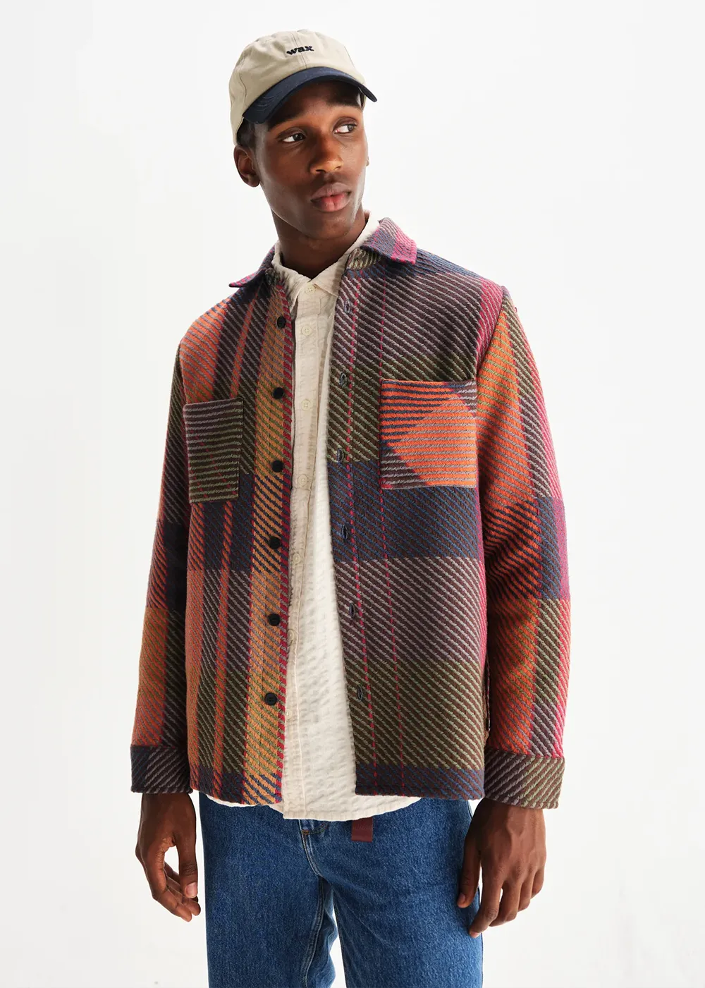 Whiting Overshirt Tempo Check sold by Danali