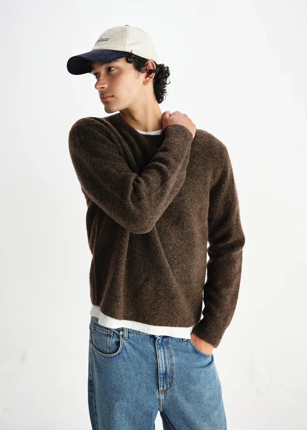 Wilde Fluffy Wool Blend Sweater sold by Denali