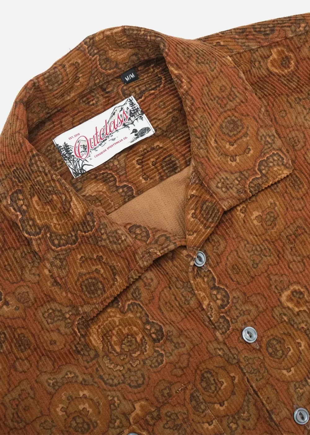 Printed Corduroy Club Shirt sold by Denali product image thumbnail 3