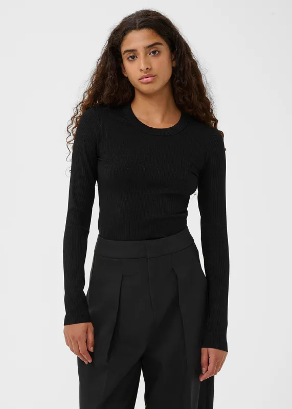 Dagna Lurex Long Sleeve T-Shirt sold by Denali