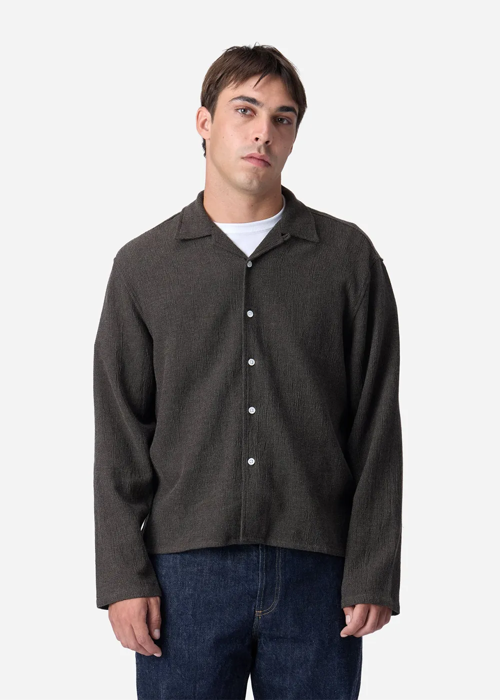 Marled Loop Collar Shirt sold by Denali