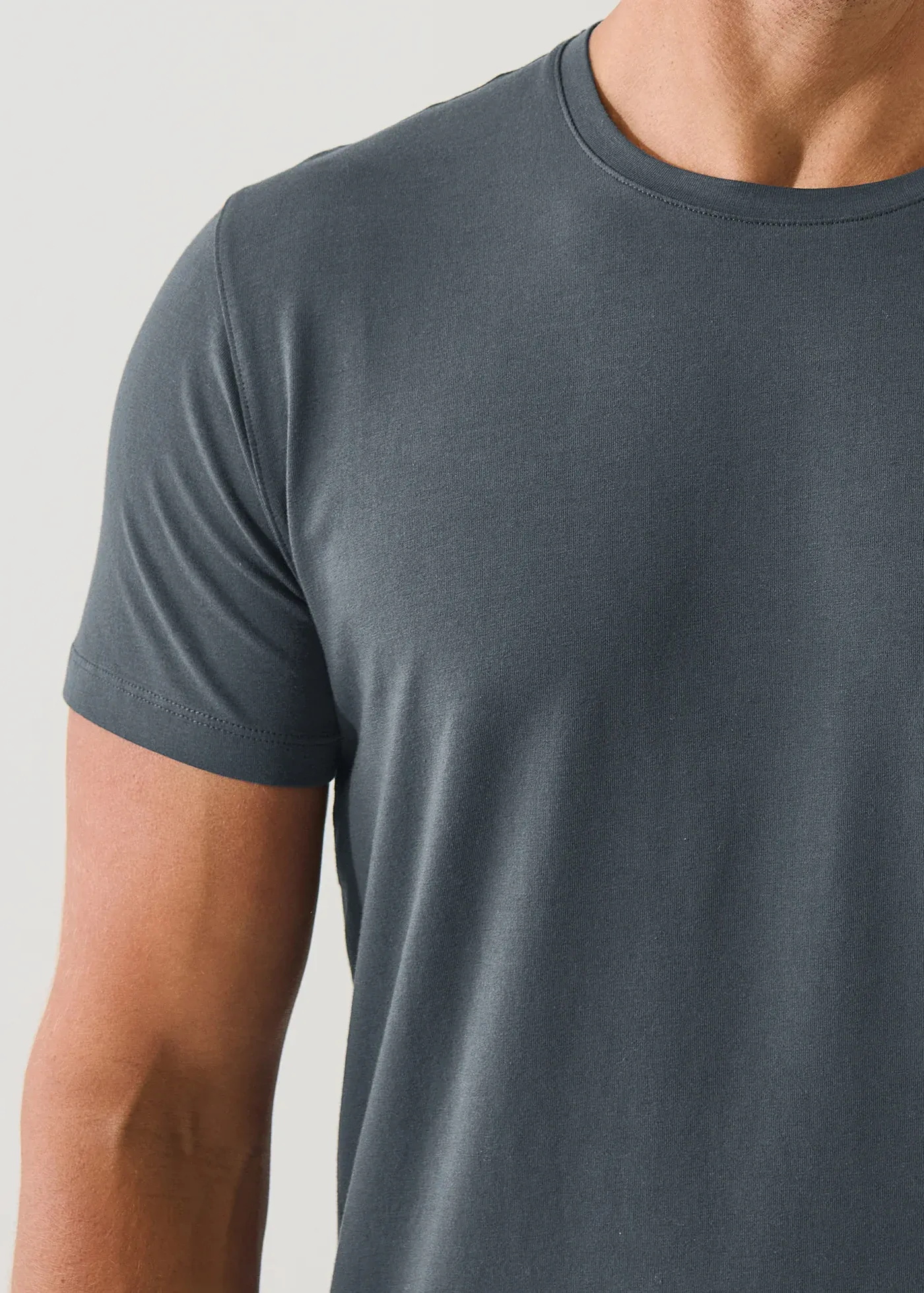Iconic Pima Cotton Stretch Crew T-Shirt sold by Danali product image thumbnail 2