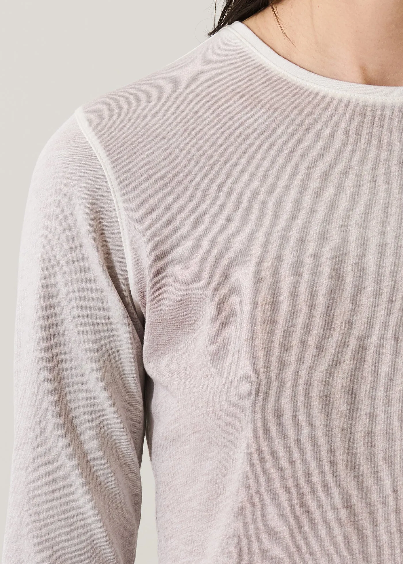 Reverse Spray Long Sleeve Pima T-Shirt sold by Denali product image thumbnail 2