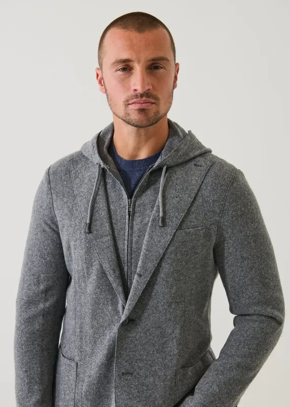 Wool Hooded Blazer sold by Denali