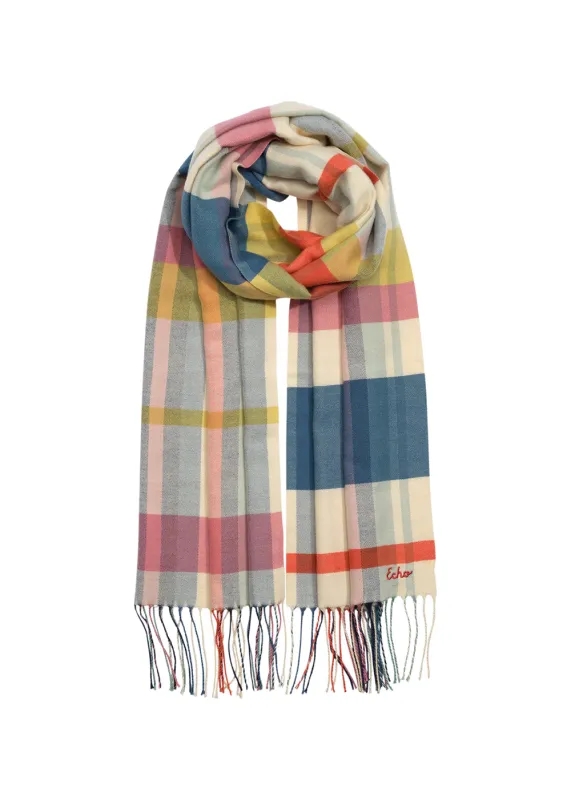Central Park Plaid Scarf sold by Denali
