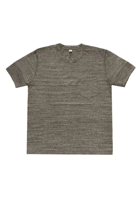 Ribbed Cuff Pocket T-Shirt made by Pure Blue Japan