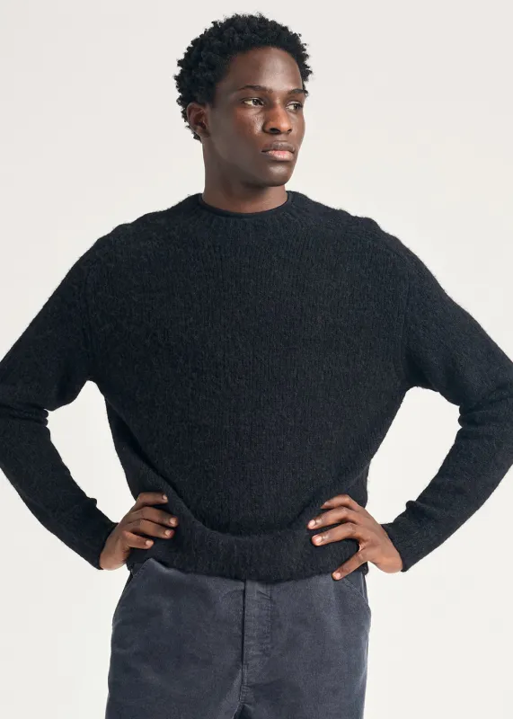 Rasmus Mock Neck Relaxed Brushed Sweater sold by Denali