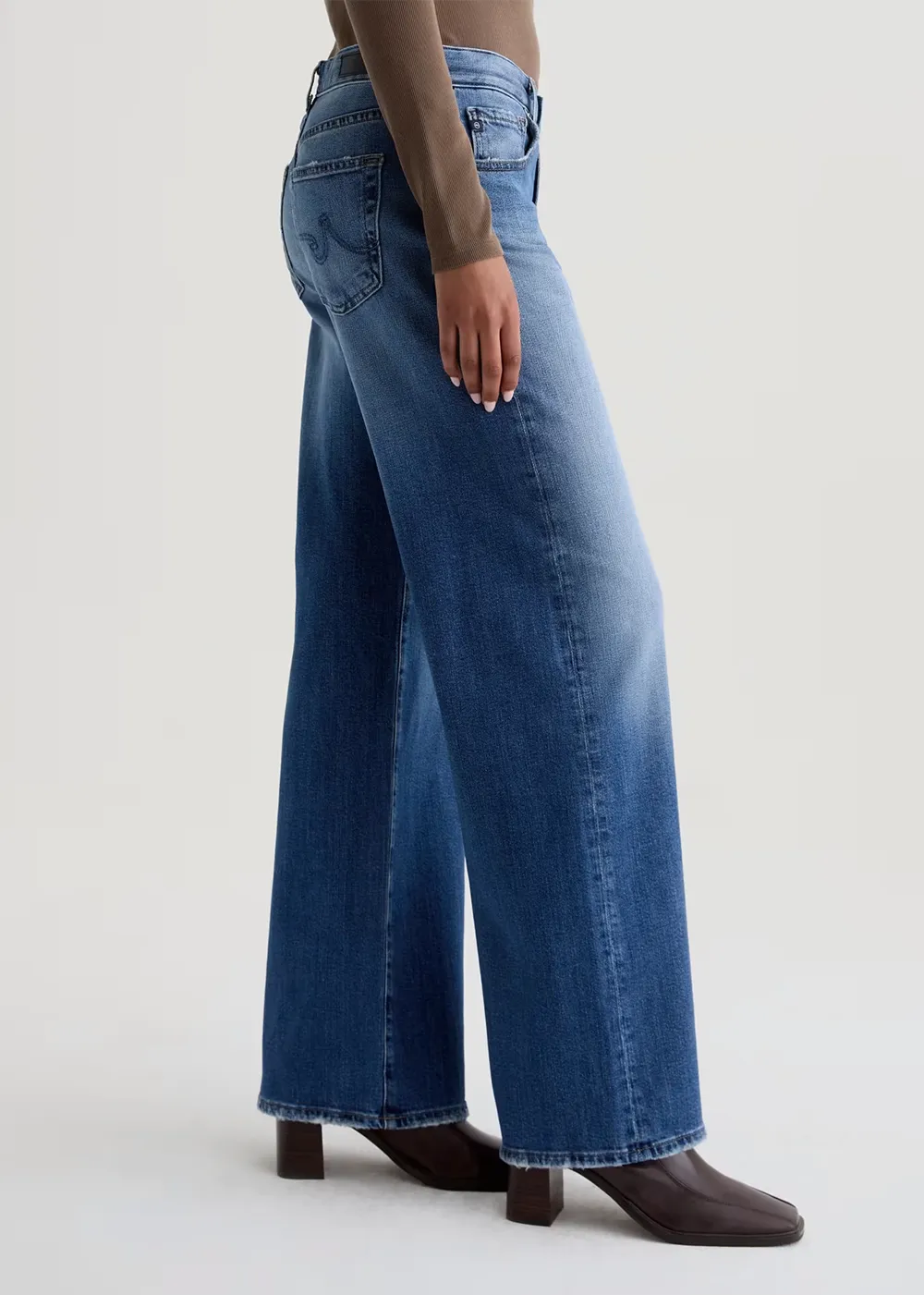 Adria Low Rise Wide Leg Jean sold by Denali product image thumbnail 4