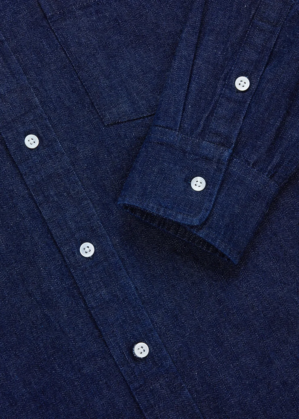 Denim Button Down Shirt sold by Denali product image thumbnail 4