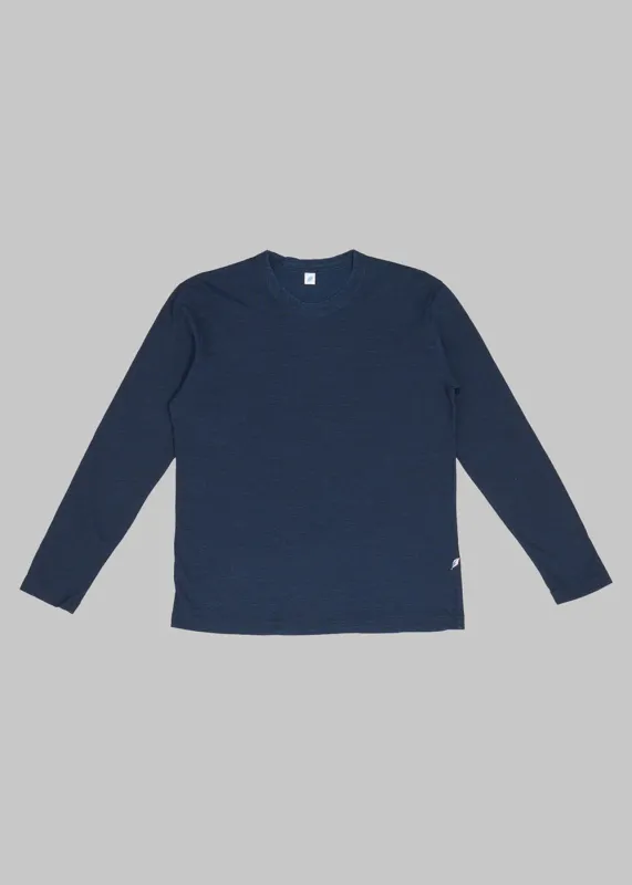 Indigo Jersey Long Sleeve T-Shirt sold by Denali