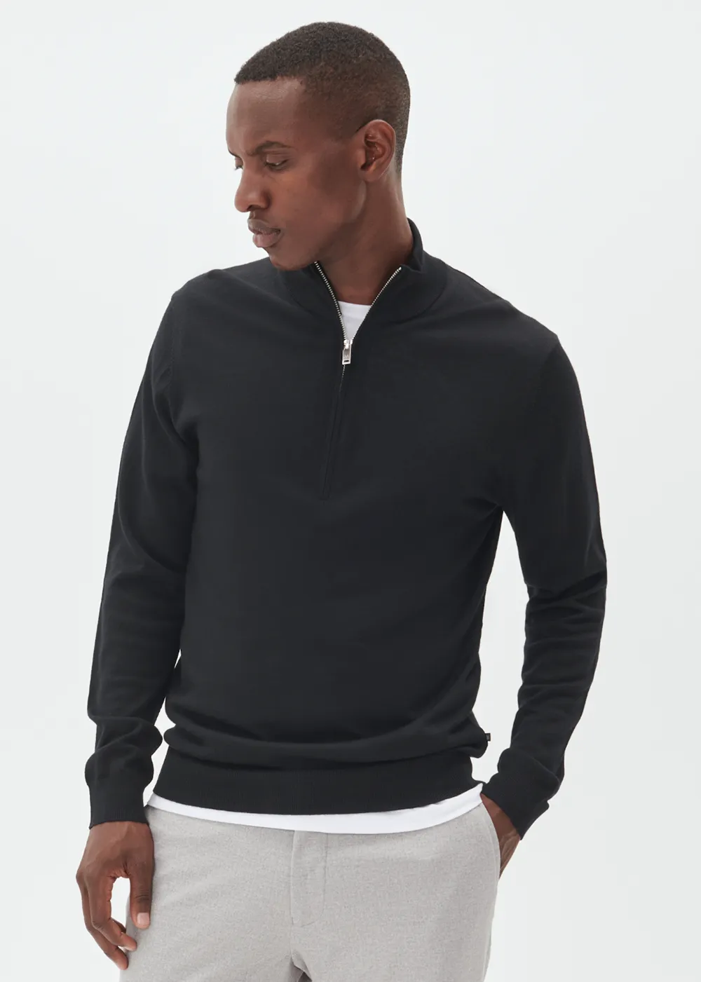 Mason Quarter Zip Sweater sold by Denali