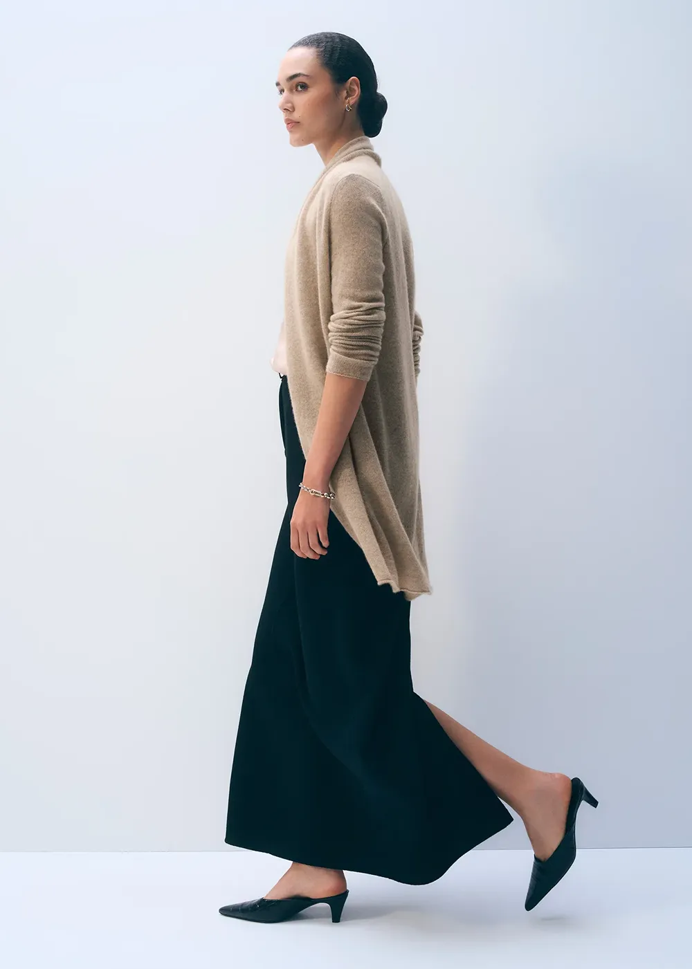 Cashmere Trapeze Cardigan sold by Denali product image thumbnail 4