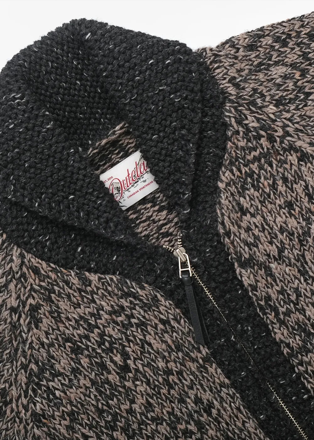 Marl Zip Cardigan sold by Denali product image thumbnail 3