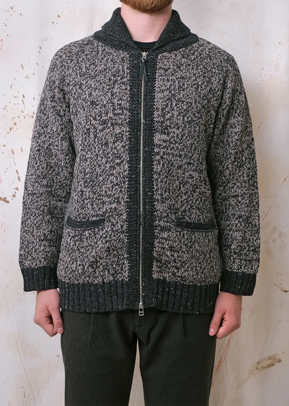 Marl Zip Cardigan sold by Denali