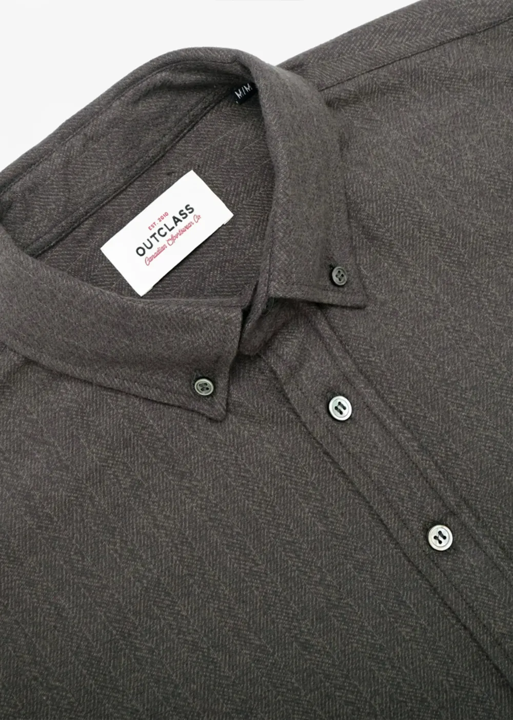 Herringbone Flannel Classic Shirt sold by Denali product image thumbnail 4