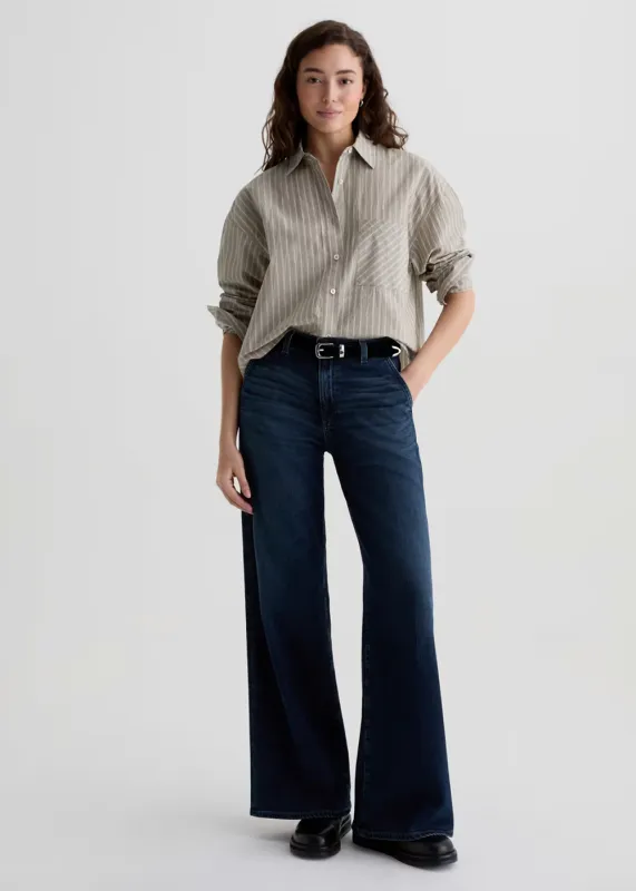 Stella Low Slung Palazzo Jean sold by Denali