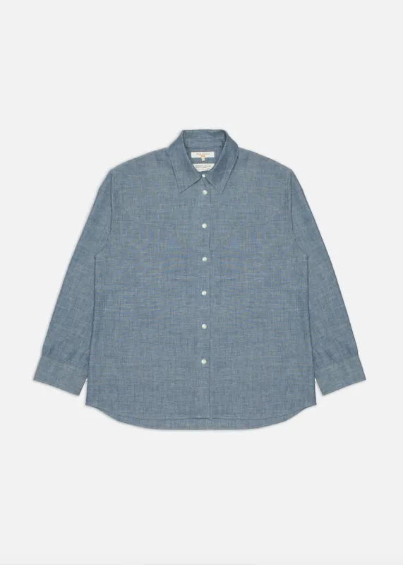 Daisy Chambray Western Shirt sold by Danali