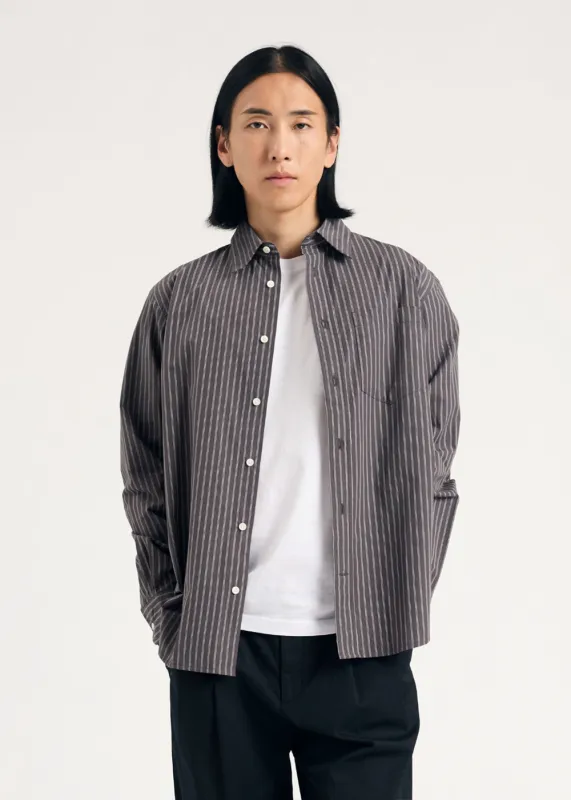 Algot Poplin Stripe Shirt sold by Denali