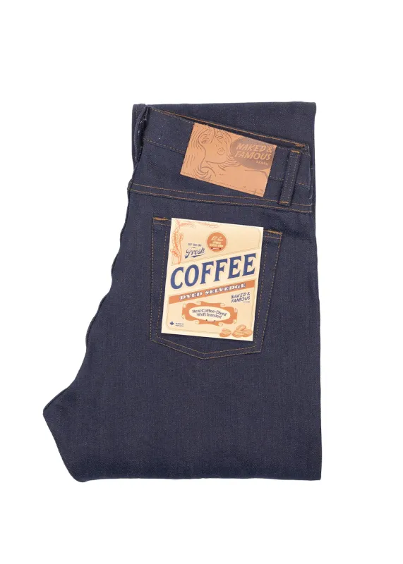 Weird Guy - Coffee Dye Selvedge sold by Denali