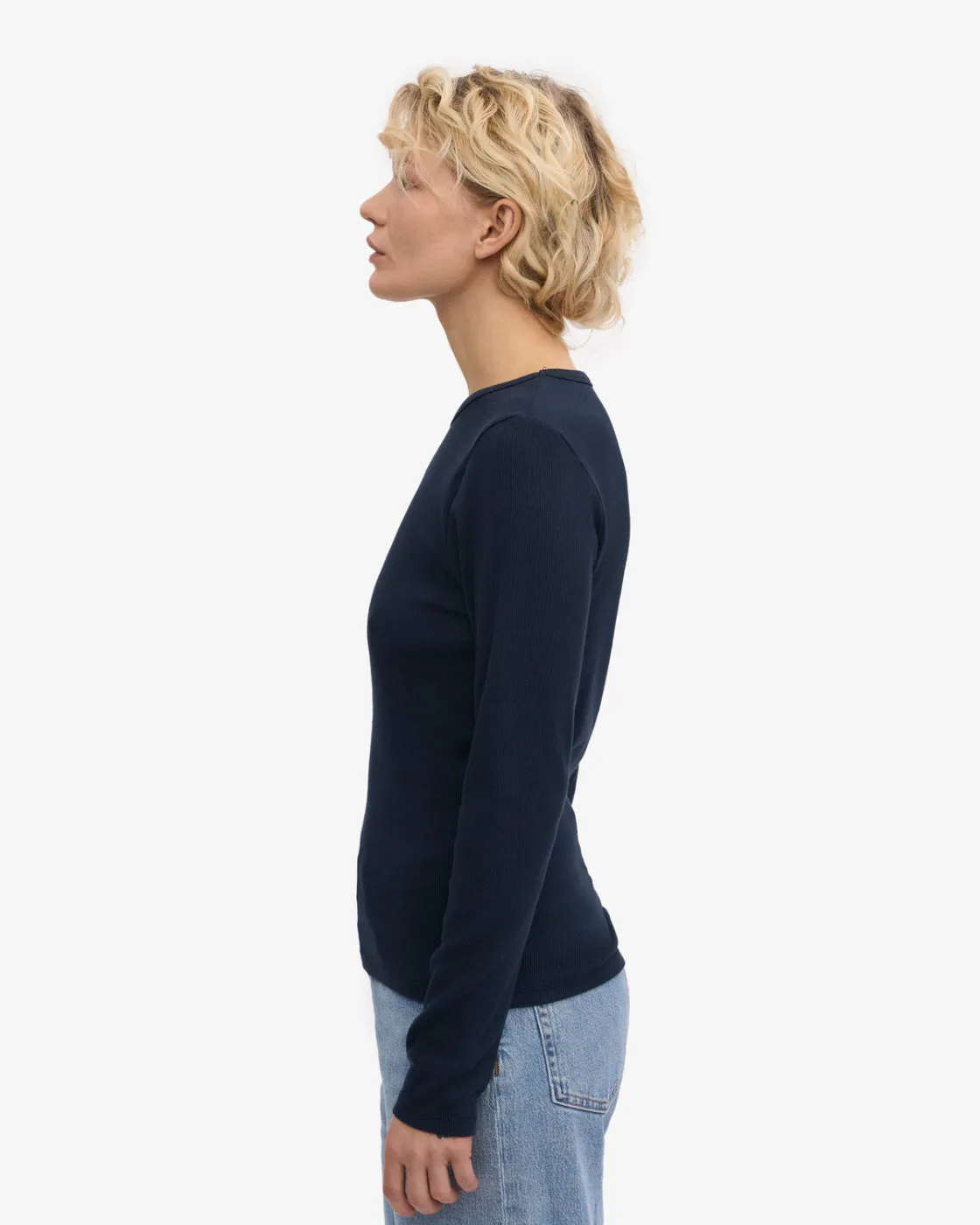 Organic Rib Long Sleeve T-Shirt sold by Denali product image thumbnail 3