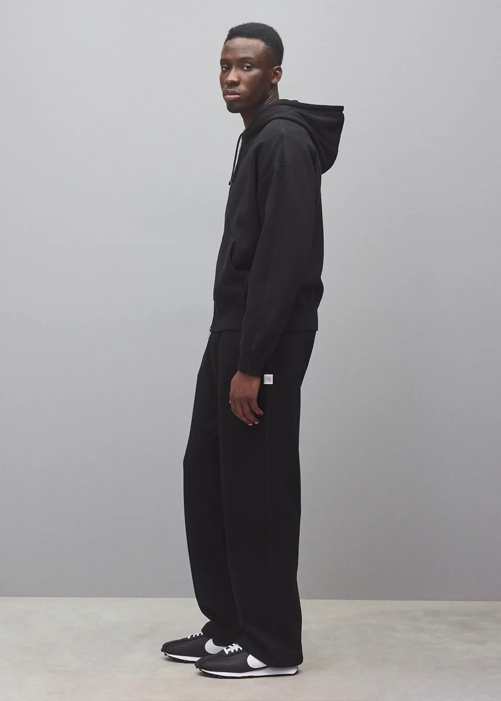 Midweight Terry Relaxed Zip Hoodie sold by Danali product image thumbnail 3