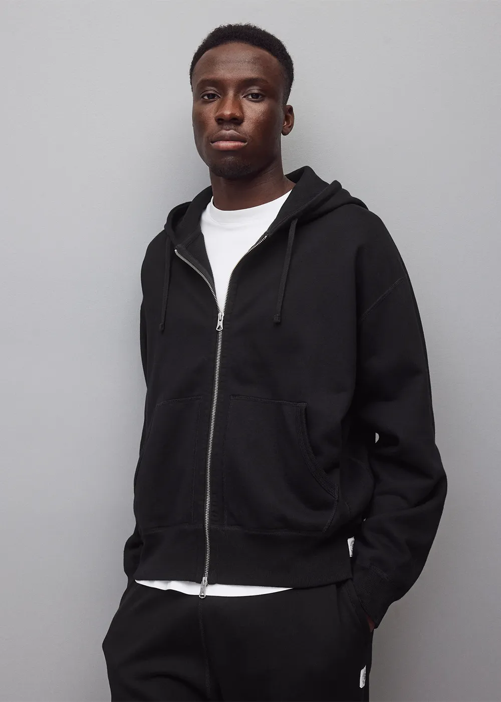 Midweight Terry Relaxed Zip Hoodie sold by Danali