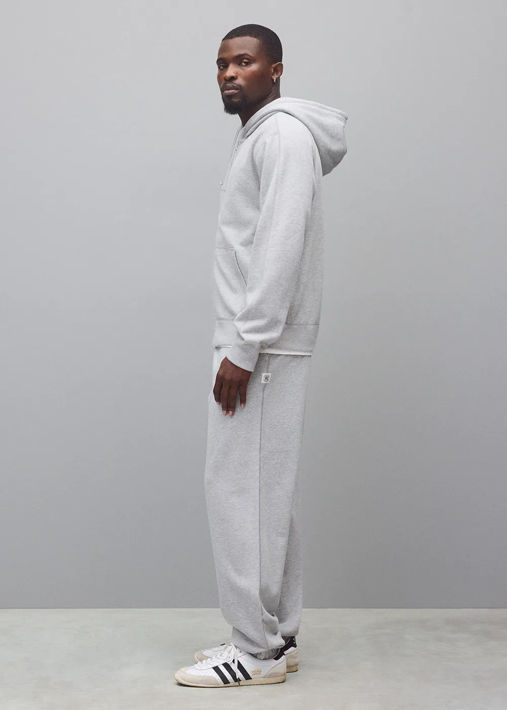 Midweight Terry Cuffed Relaxed Sweatpant sold by Denali product image thumbnail 3