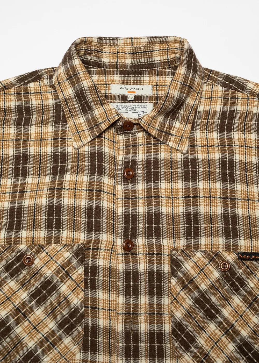 Julian Worker Shirt Check sold by Danali product image thumbnail 2