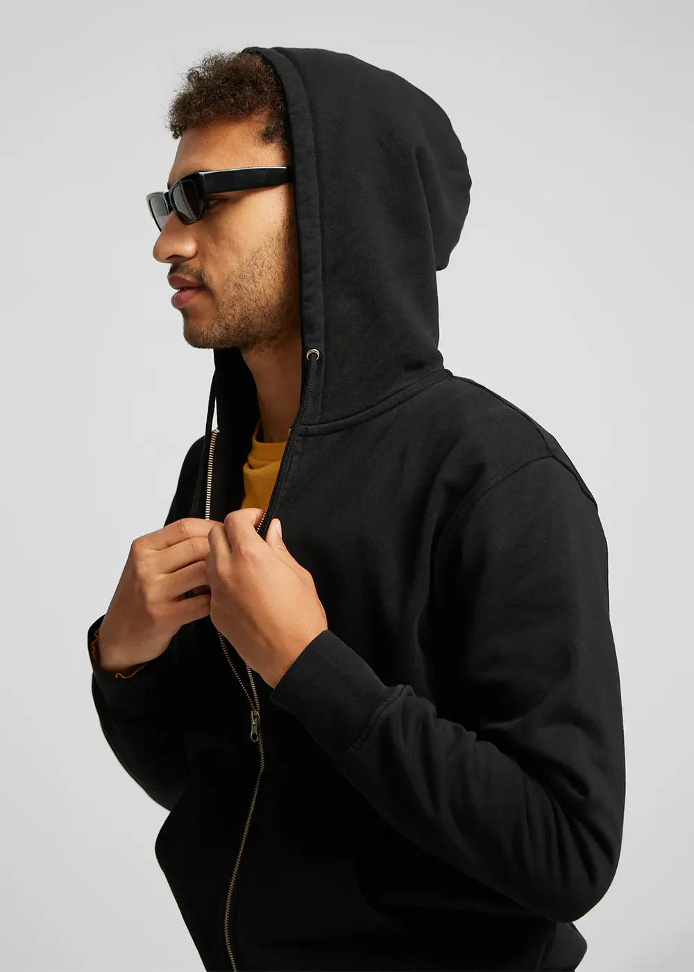Classic Organic Zip Hoodie sold by Danali product image thumbnail 2