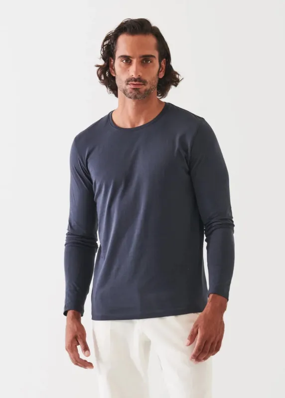 Pima Cotton Long Sleeve T-Shirt sold by Denali