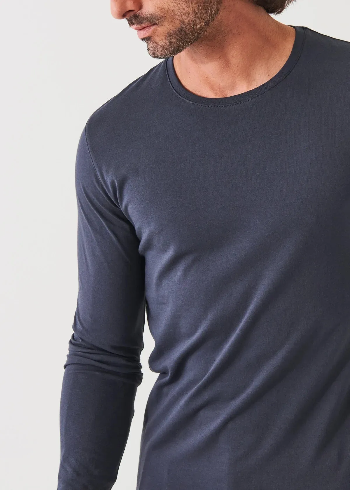 Pima Cotton Long Sleeve T-Shirt sold by Denali product image thumbnail 3