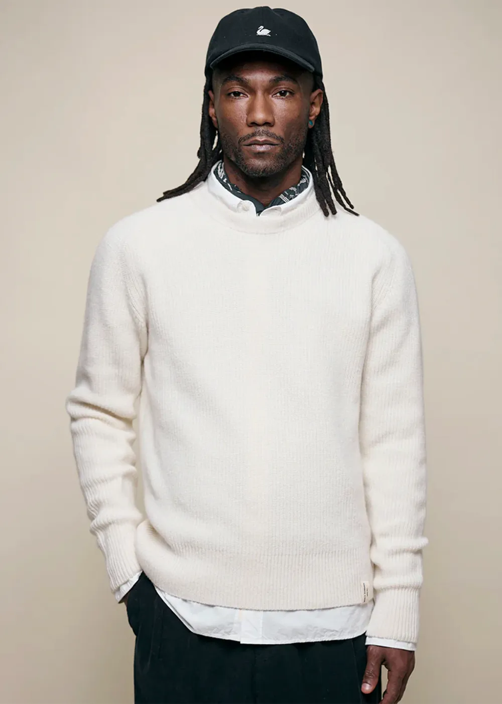 Cashmere Merino Ribbed Pullover sold by Denali