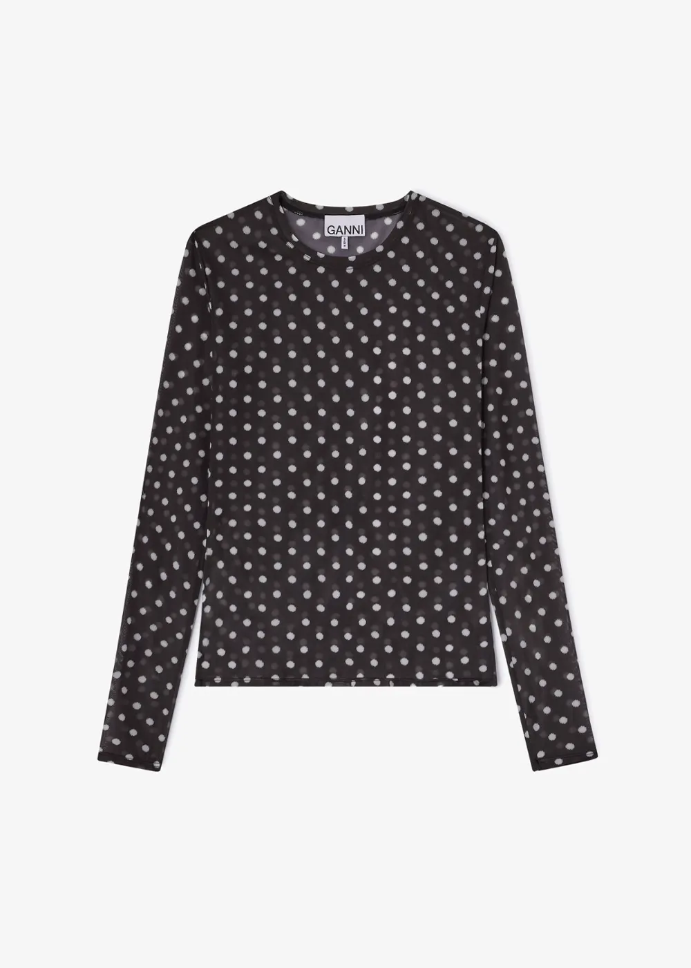 Printed Sheer Jersey Long Sleeve Top sold by Denali