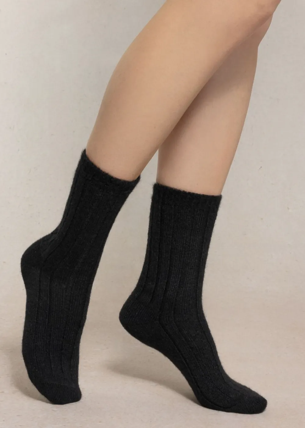 Ribbed Alpaca Wool Socks sold by Danali