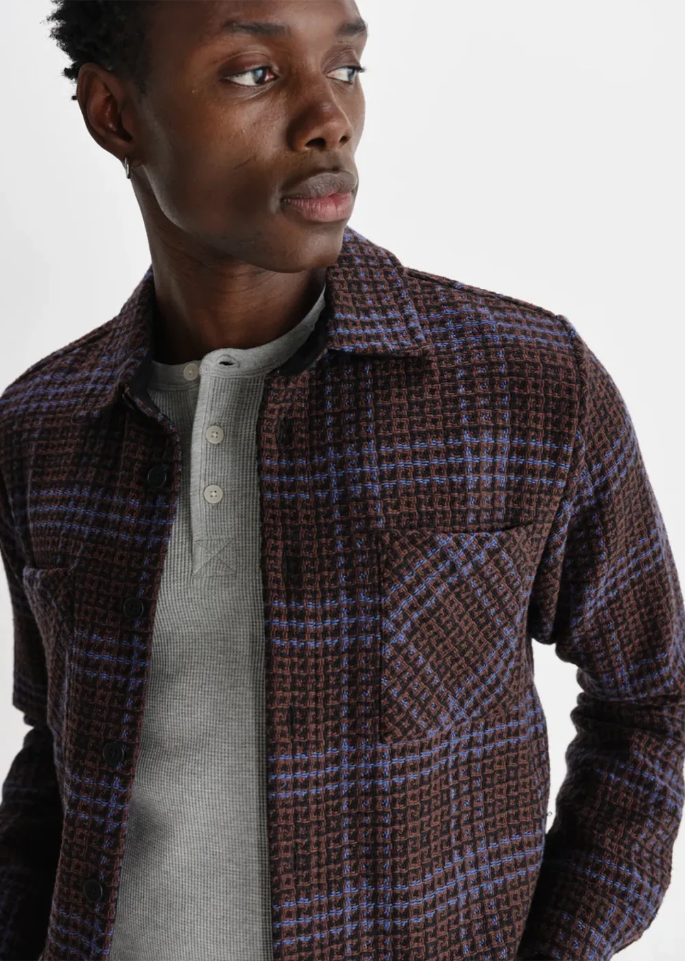 Whiting Overshirt Skate Check sold by Danali product image thumbnail 4