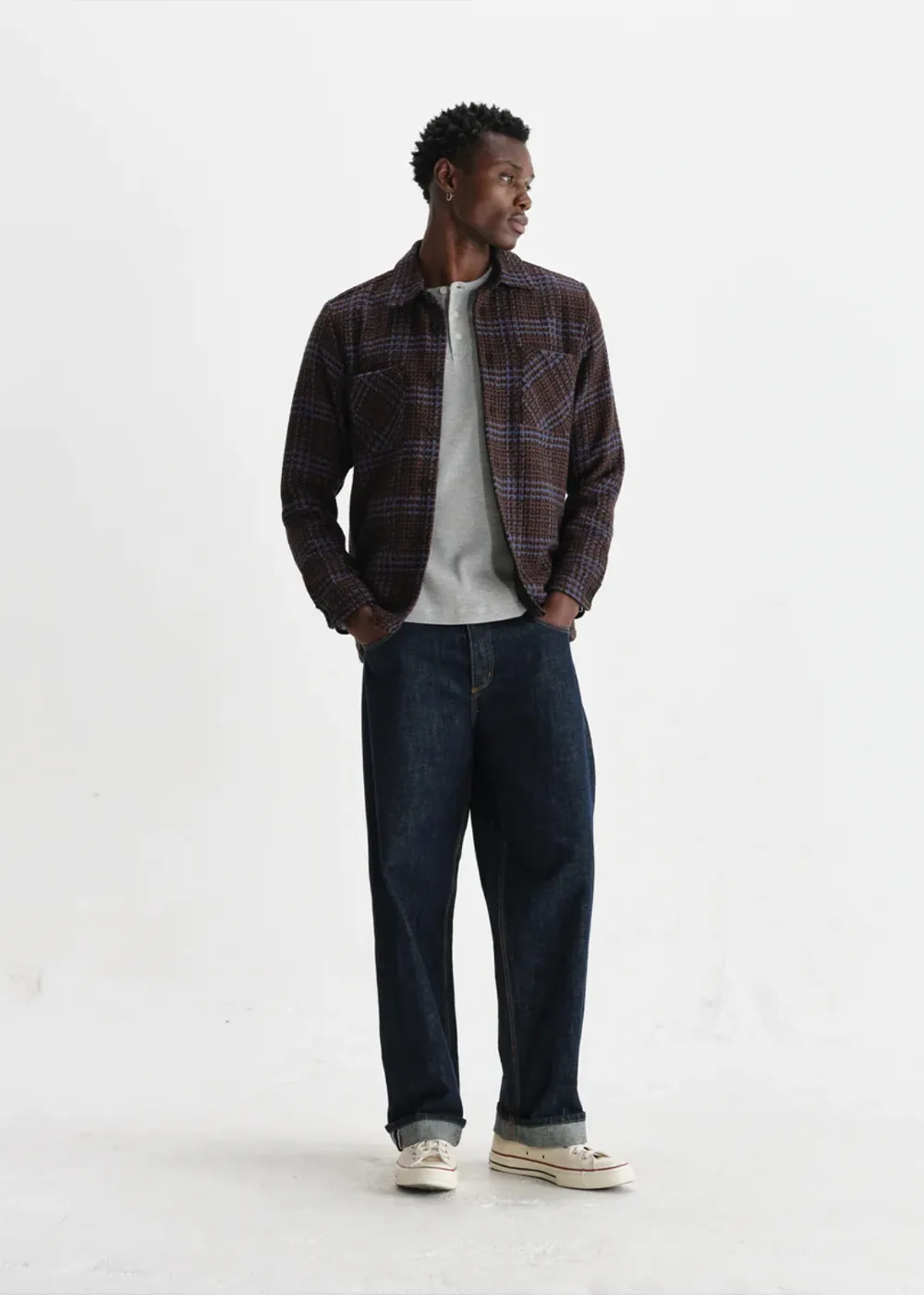 Whiting Overshirt Skate Check sold by Danali product image thumbnail 3