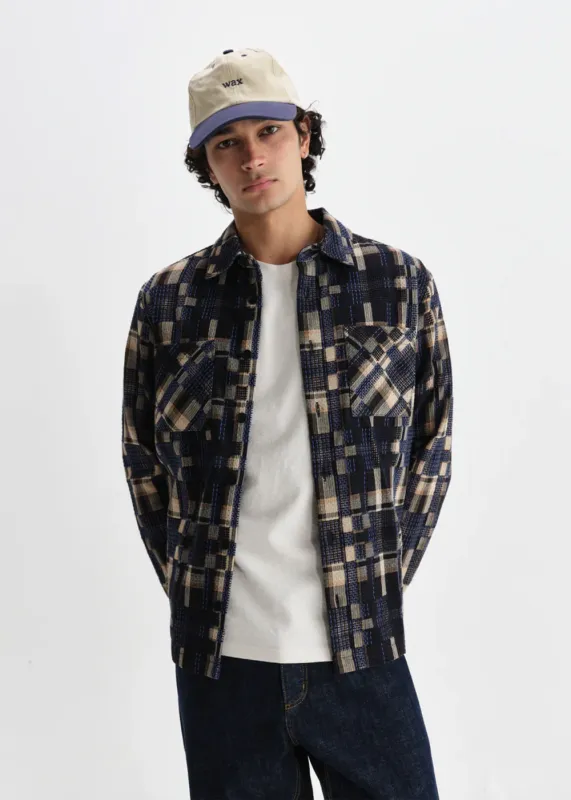 Whiting Overshirt Glitch Check sold by Danali