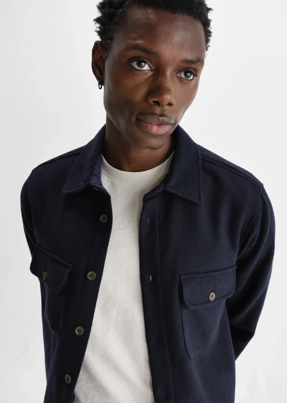 Lomond Overshirt Thick Wool Blend sold by Denali product image thumbnail 4