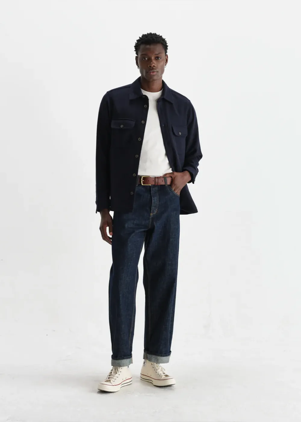 Lomond Overshirt Thick Wool Blend sold by Denali product image thumbnail 3