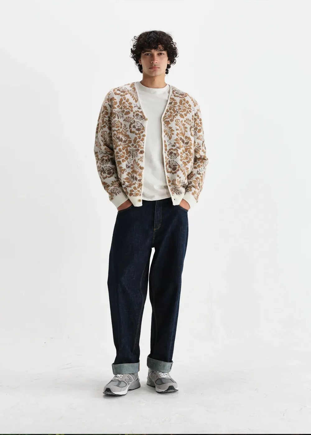 Alban Cardigan Floral Jacquard sold by Danali product image thumbnail 3