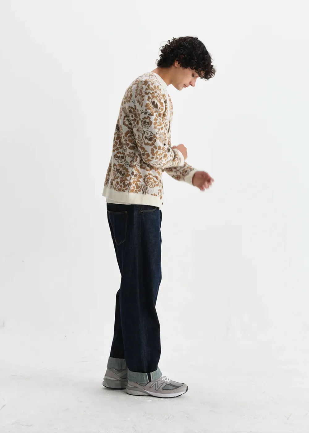 Alban Cardigan Floral Jacquard sold by Danali product image thumbnail 5