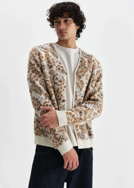 Alban Cardigan Floral Jacquard sold by Denali
