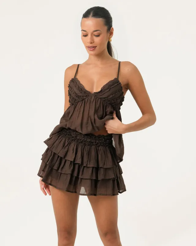 Jena Frill Skort made by Bamboo Blonde