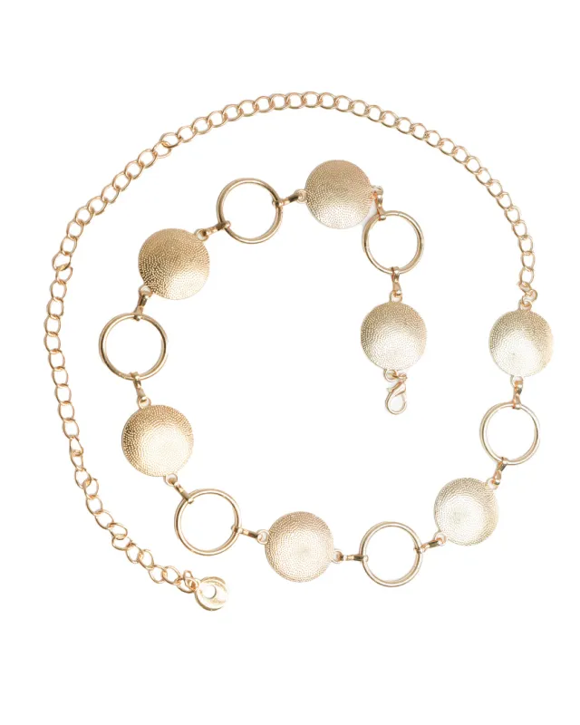 Maria Multi Disc Chain Belt made by Bamboo Blonde