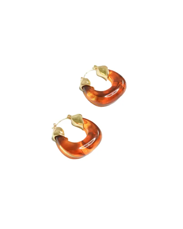 Luane Resin Earring made by Bamboo Blonde