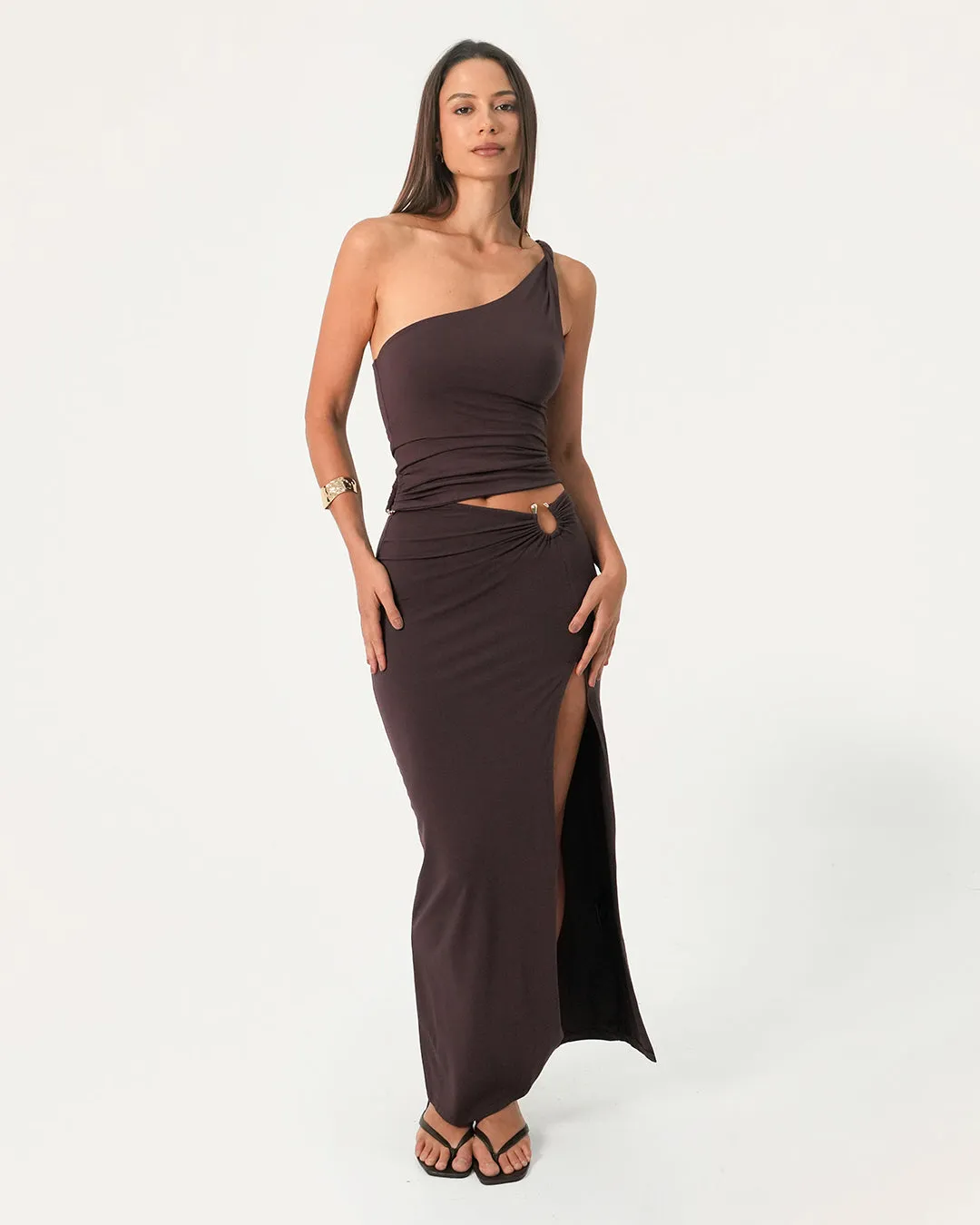 Lucie Twist One Shoulder Top sold by Bamboo Blonde product image thumbnail 2